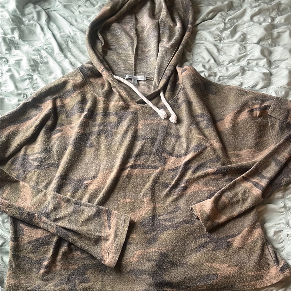 Camouflage Hooded Sweatshirt